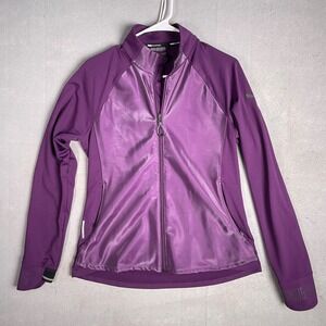 Puma Running Jacket Full‎ Zip DRYCELL Athletic Purple Womens Size M